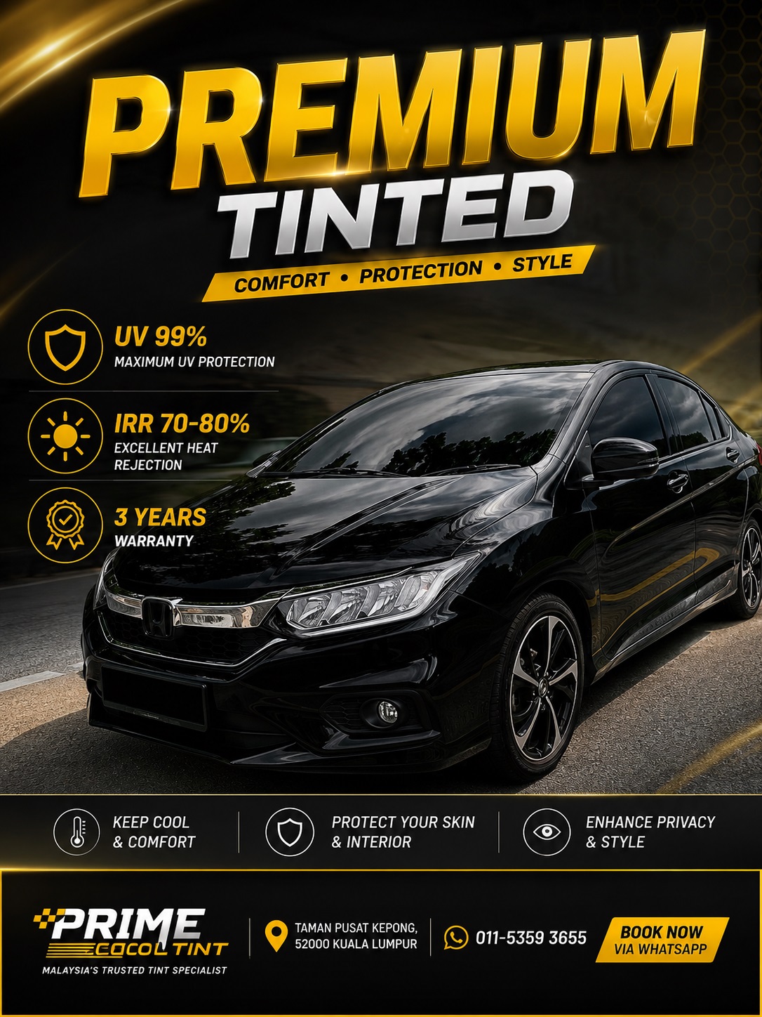 Premium Tinted